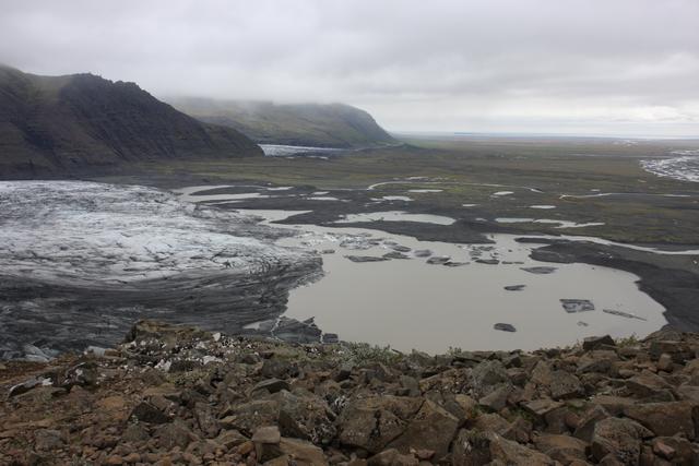 In 1996 volcano exploded below this glacier
